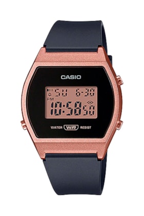 Relógio Casio Digital Standard LW-204-1ADF Preto/Rosa Relógio Casio Digital Standard LW-204-1ADF Preto/Rosa