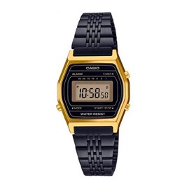 Relógio Casio Digital Vintage Preto/Dourado LA690WGB-1DF