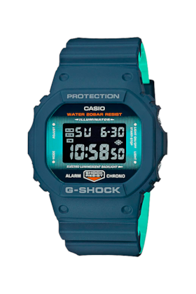 Relógio Casio G-Shock Azul/Verde DW-5600CC-2DR Relógio Casio G-Shock Azul/Verde DW-5600CC-2DR