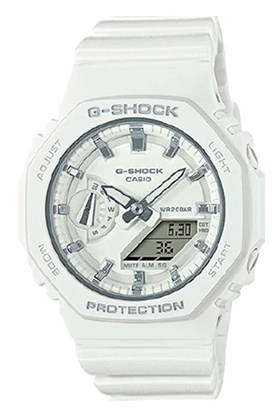 Relógio Casio G-Shock Digital Analogico GMA-S2100-7ADR Branco/Cinza