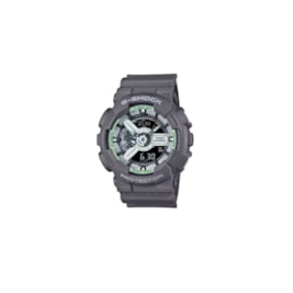 Relógio Casio G-Shock Digital-Analógico Série 110 Cinza/Verde