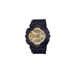 Relógio Casio G-Shock Digital-Analógico Série 110 Preto/Dourado