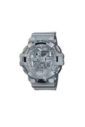 Relógio Casio G-Shock Digital-Analógico Série GA-700 Prata