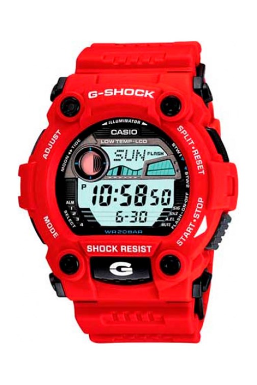 Relógio Casio G-Shock Tábua de Maré G-7900A-4DR Vermelho