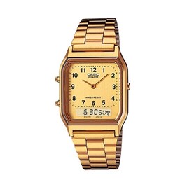 Relógio Casio Vintage Dourado AQ-230GA-9BMQ