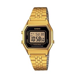 Relógio Casio Vintage Dourado LA680WGA-1DF