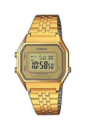 Relógio Casio Vintage Dourado LA680WGA-9DF