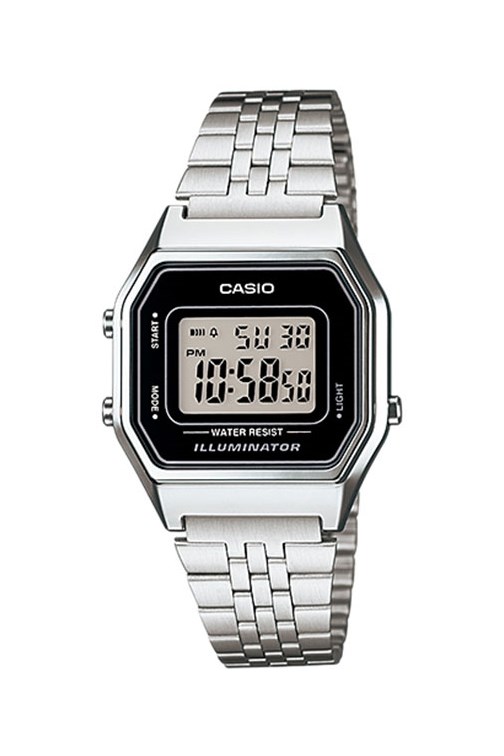 Relógio Casio Vintage Prata LA680WA-1DF