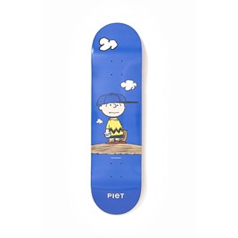 Shape Piet x Peanuts Snoopy Charlie Brown Skate Deck 8.0 Azul