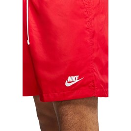 Short Nike Sportswear Woven Flow Vermelho/Branco