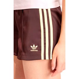Shorts Adidas 3-stripes Satin Marrom