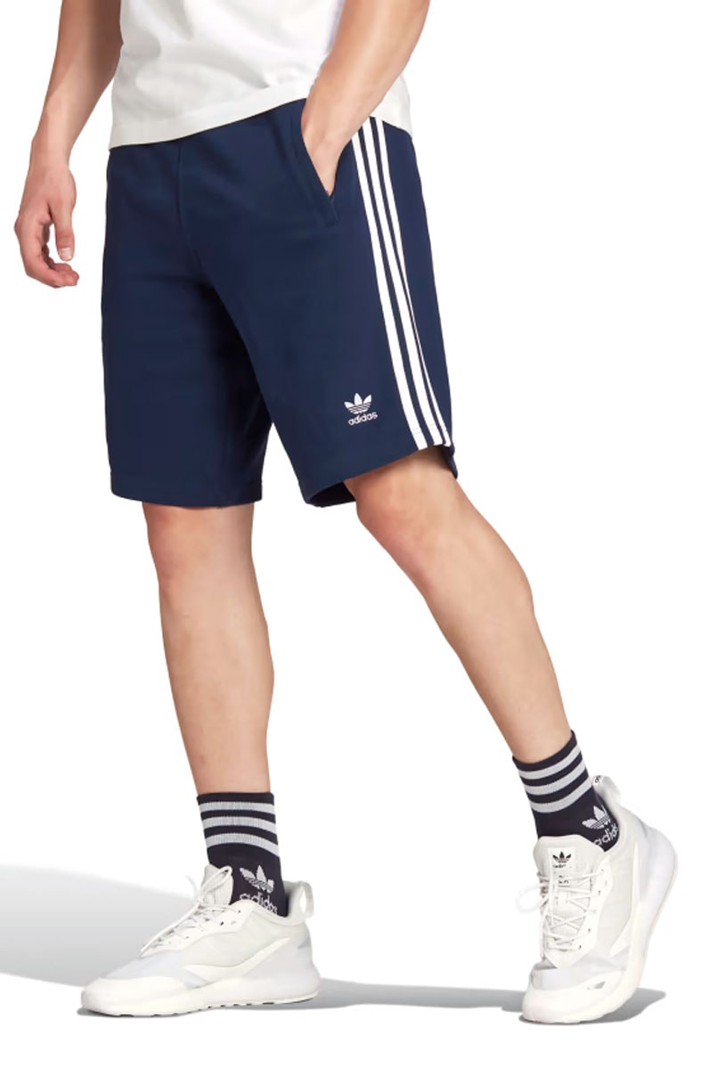 Shorts Adidas Adicolor Classics 3 stripes Azul Marinho NewSkull