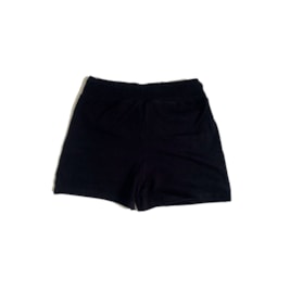 Shorts Champion Feminino Campus French Terry Preto