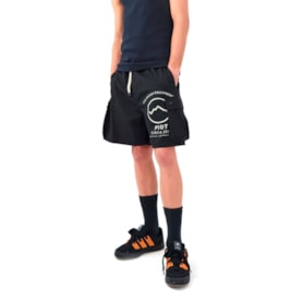 Shorts Piet Tech Trekking Preto/Creme