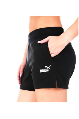 Shorts Puma Moletom Essentials Sweat Preto