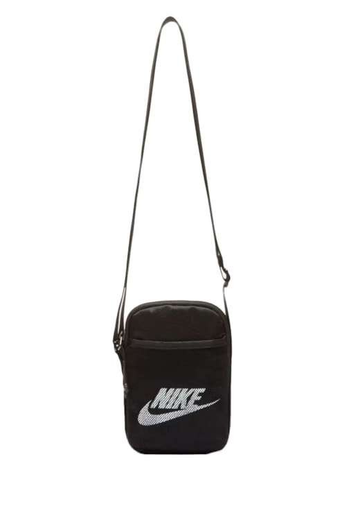 Shoulder Bag Nike Heritage Unissex Preta/Branca NewSkull