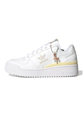 Tênis Adidas disney forum bold Bambi Branco/Amarelo Tênis Adidas disney forum bold Bambi Branco/Amarelo