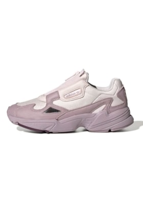 Tenis Adidas Falcon Zip Feminino Rosa Tenis Adidas Falcon Zip Feminino Rosa