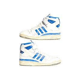 Tênis Adidas Forum 84 Hi Aec Branco/Azul
