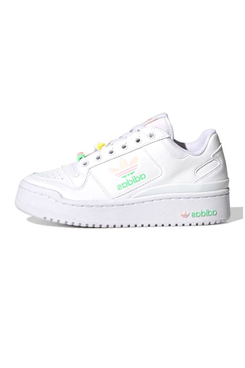 Tênis Adidas Forum Bold Feminino Branco/Rosa/Verde