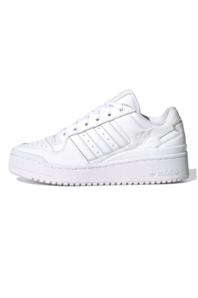 Tênis Adidas Superstar Bold Women's Branco/Dourado - NewSkull