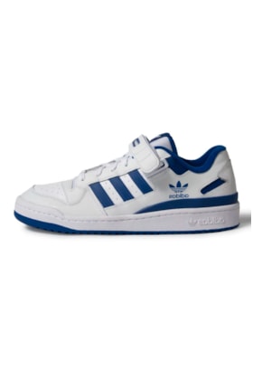 Tênis Adidas Forum Low Branco/Azul