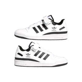 Tenis Adidas Forum Low Branco/Preto