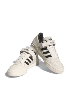 Tênis Adidas Forum Low Branco/Preto/Cinza IE7217