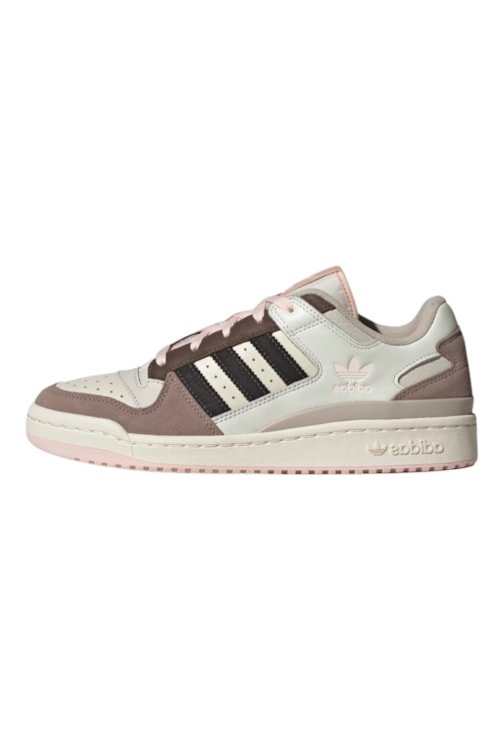 Tênis Adidas Forum Low CL Creme/Marrom/Rosa ID6265