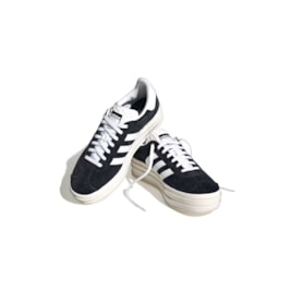 Tênis Adidas Gazelle Bold Feminino Preto/Branco HQ6912