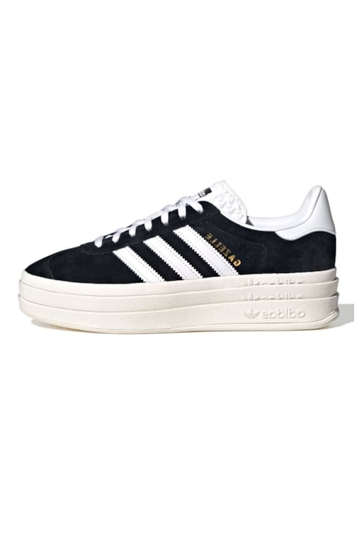 Tênis Adidas Gazelle Bold Feminino Preto/Branco HQ6912