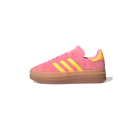 Tênis Adidas Gazelle Bold Feminino Rosa/Amarelo IF4498