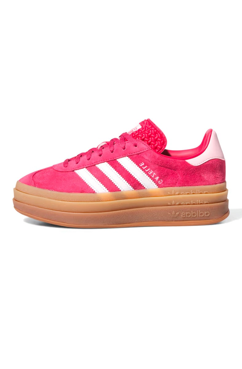 T nis Adidas Gazelle Bold Feminino Rosa Branco ID6997