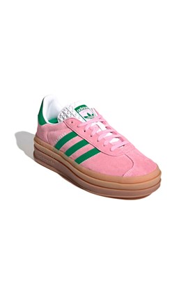 Tênis Adidas Gazelle Bold Feminino Rosa/Verde IE0420