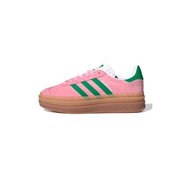 Tênis Adidas Gazelle Bold Feminino Rosa/Verde IE0420