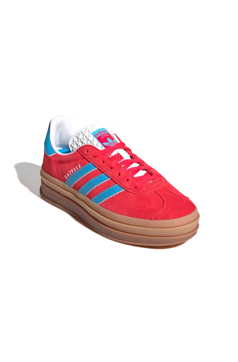 Adidas gazelle hot sale feminino vermelho