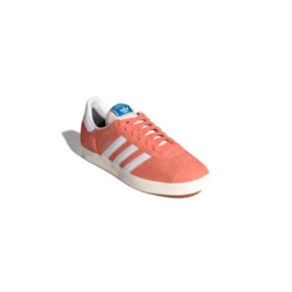 Tênis Adidas Gazelle Feminino Laranja/Branco IG6213