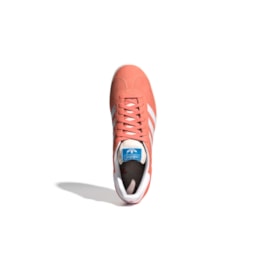 Tênis Adidas Gazelle Feminino Laranja/Branco IG6213