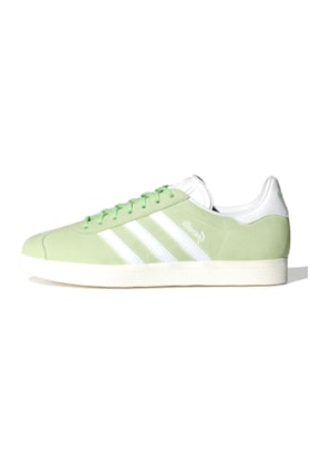 Tênis Adidas Gazelle Feminino Verde Claro/Branco IE0442