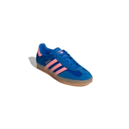 Tênis Adidas Gazelle Indoor Azul/Rosa IG6785