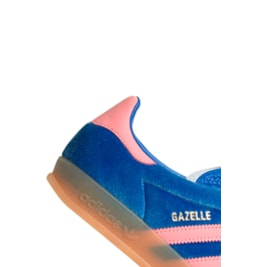 Tênis Adidas Gazelle Indoor Azul/Rosa IG6785