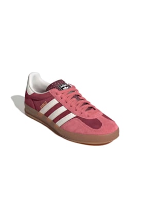 Tênis Adidas Gazelle Indoor Bordo/Branco IF9647