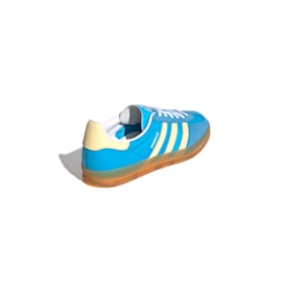 Tênis Adidas Gazelle Indoor Feminino Azul/Amarelo IE2960