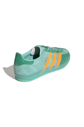 Tênis Adidas Gazelle Indoor Feminino Verde/Amarelo IG6783