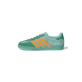 Tênis Adidas Gazelle Indoor Feminino Verde/Amarelo IG6783