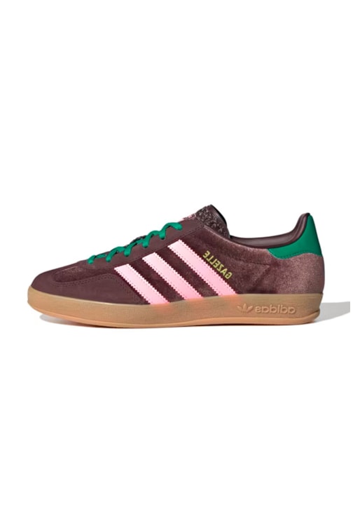 Tênis Adidas Gazelle Indoor Marrom/Rosa JI2714