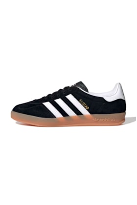 Tênis Adidas Gazelle Indoor Preto/Branco JI2060