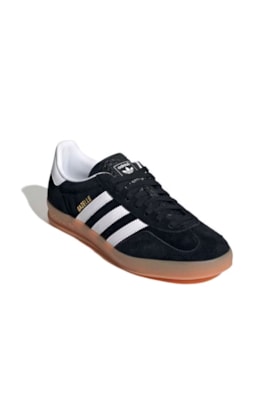 Tênis Adidas Gazelle Indoor Preto/Branco JI2060