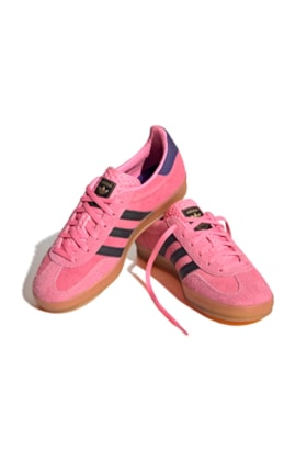 Tênis Adidas Gazelle Indoor Rosa/Preto IE7002