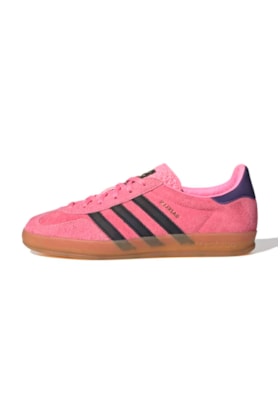 Tênis Adidas Gazelle Indoor Rosa/Preto IE7002